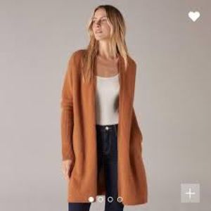 Naadam Bundle -  Long 100% Cashmere Cardigan & 100% Cashmere Crew Neck Sweater